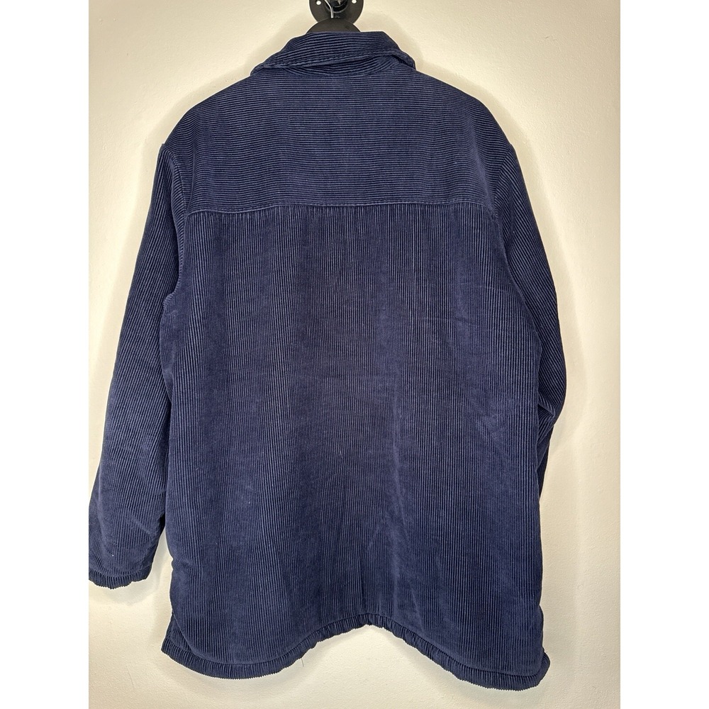 Vintage High Sierra Corduroy Sherpa Lined Jacket Chore Coat Workwear Navy L - Picture 7 of 13